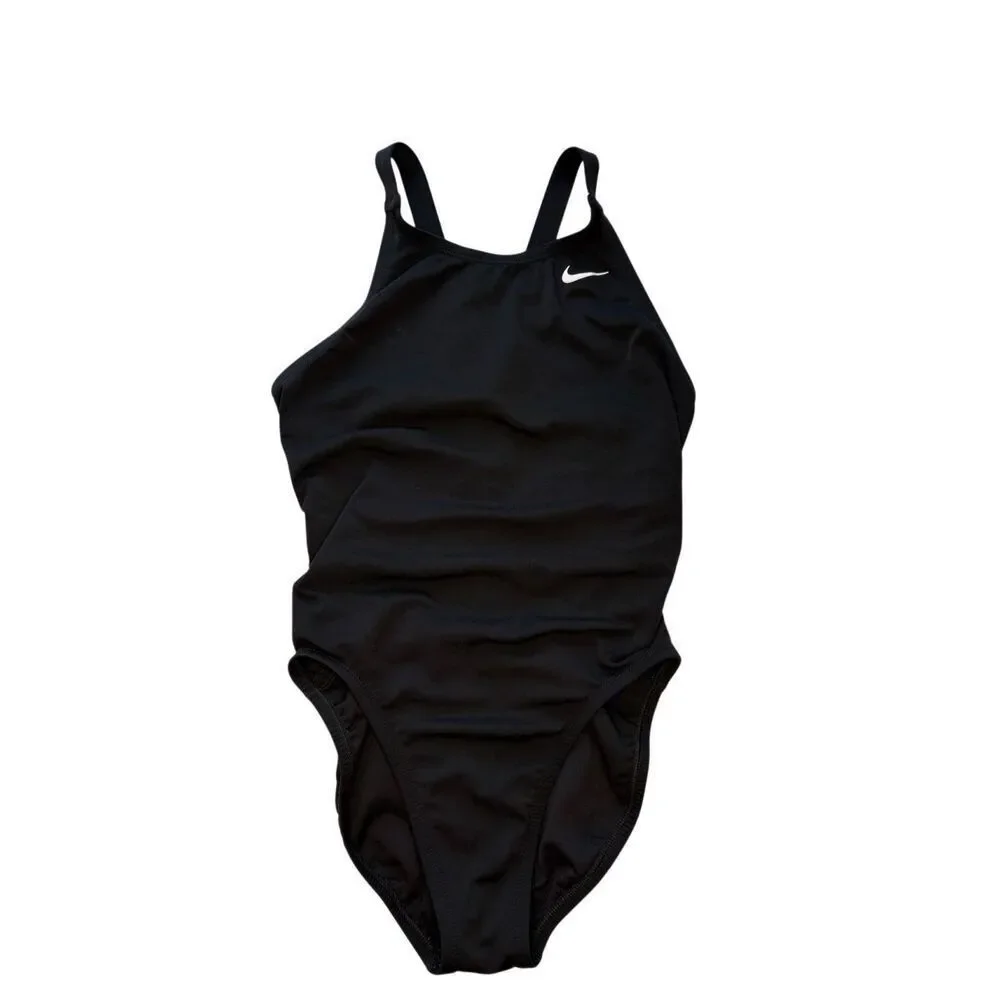 Nike Hydrastrong black one piece swimsuit - 4